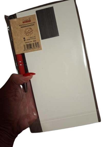 Magnetický poznámkový blok NEZABUDNI s perom - lúka