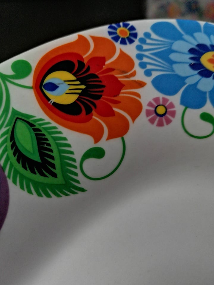 II.akosť - Oválny servírovací tanier - veľký (35,5 x 24cm)