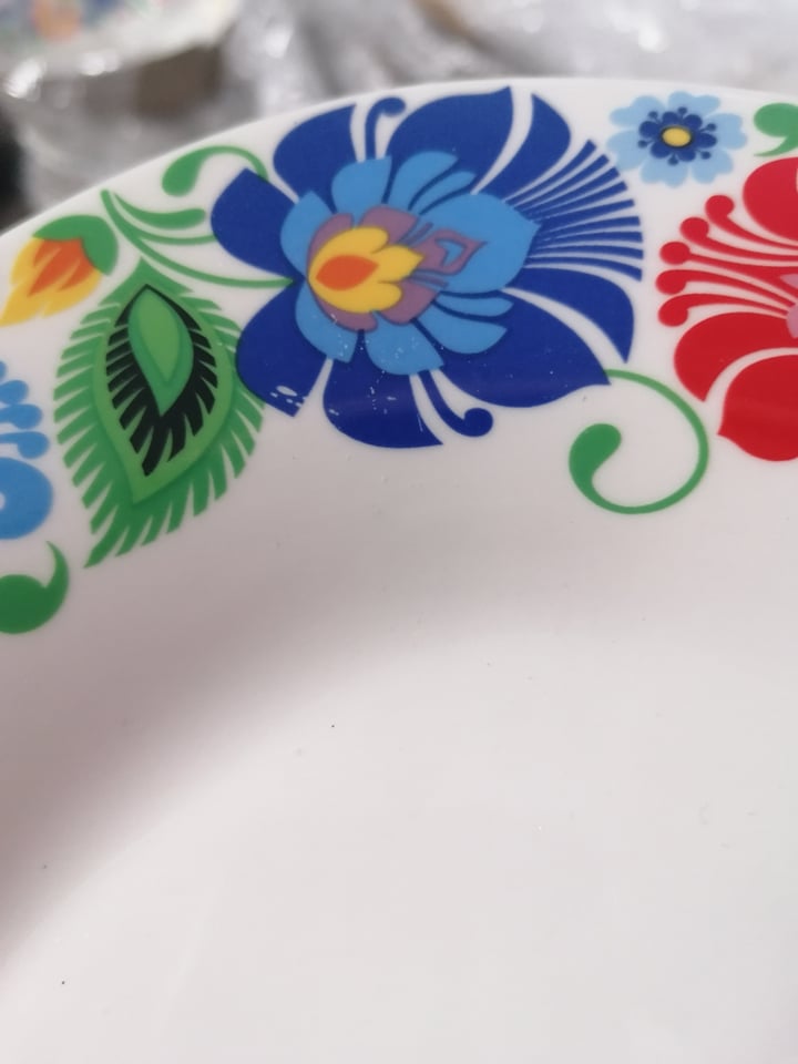 II.akosť - Oválny servírovací tanier - stredný (32 x 21cm)