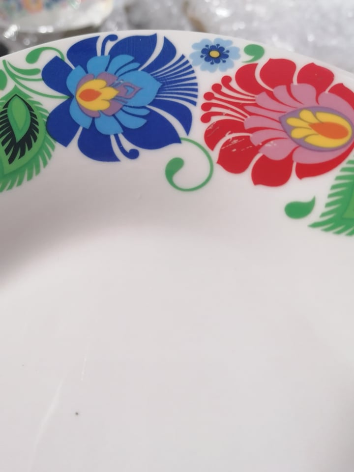 II.akosť - Oválny servírovací tanier - stredný (32 x 21cm)