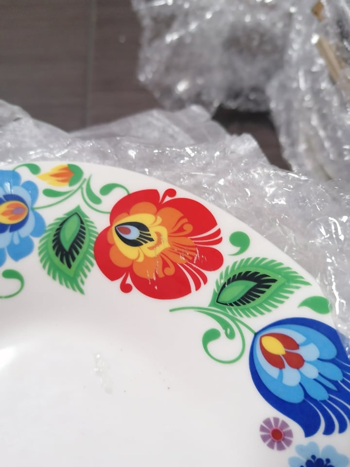 II.akosť - Oválny servírovací tanier - veľký (35,5 x 24cm)