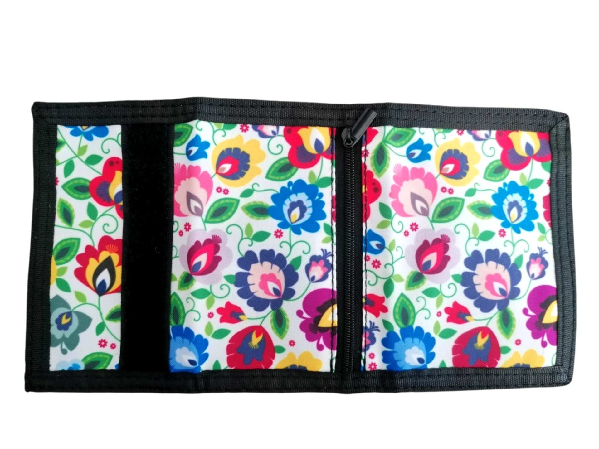 Peňaženka na suchý zips - biela