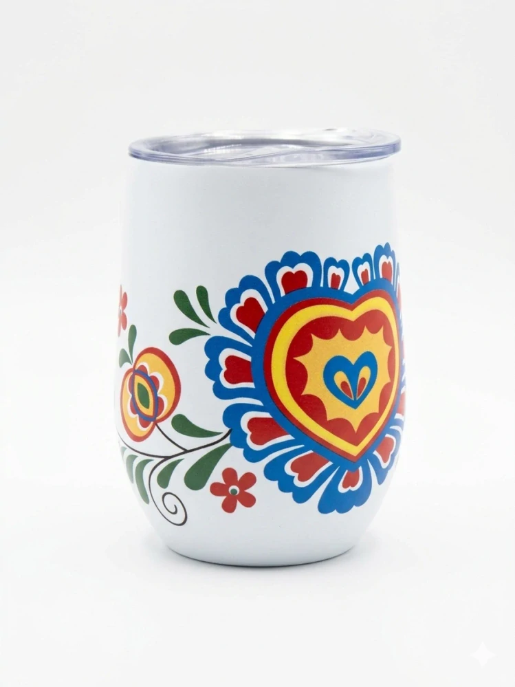 Nerezový termohrnček uzatvárateľný vrchnák - farebný 350ml