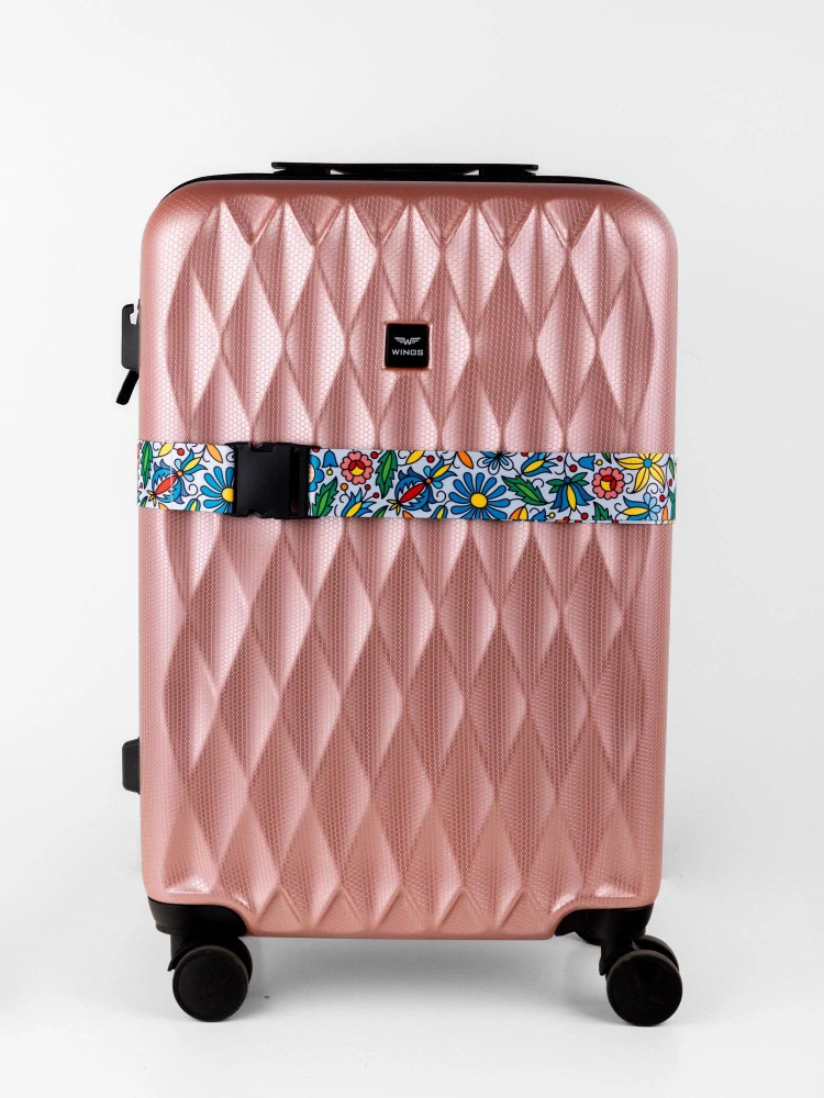 Popruh na batožinu – modrý