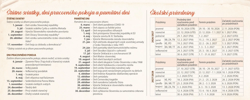 Stolový kalendár - Recepty starej mamy 2027