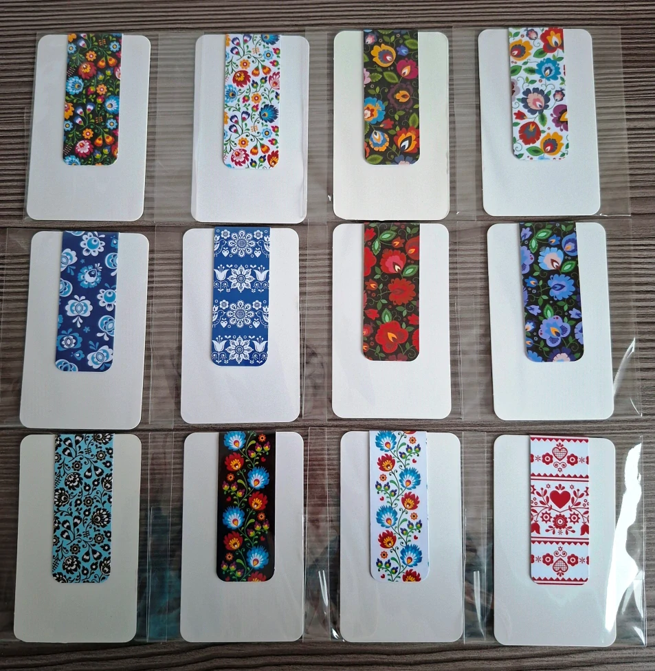 Magnetická záložka s ľudovým motívom