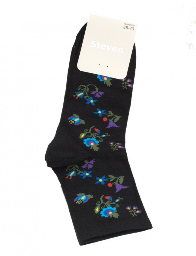 Dámske ponožky STEVEN čierne 38-40