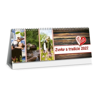Stolový kalendár - Zvyky a tradície 2027