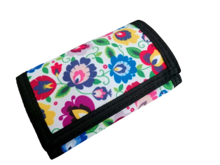 Peňaženka na suchý zips - biela