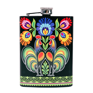 Ploskačka nerezová 220ml - kohúty