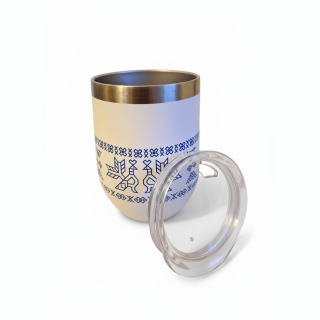 Nerezový termohrnček folk čičmiansky 350ml