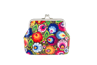 Peňaženka s kovovým zapínaním veľká 16132 čierna