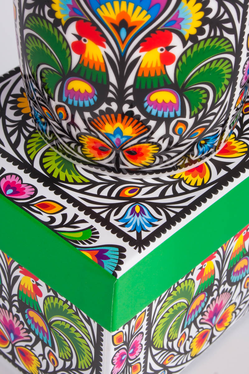 Hrnček v darčekovej krabičke 360ml- kohúty 16598