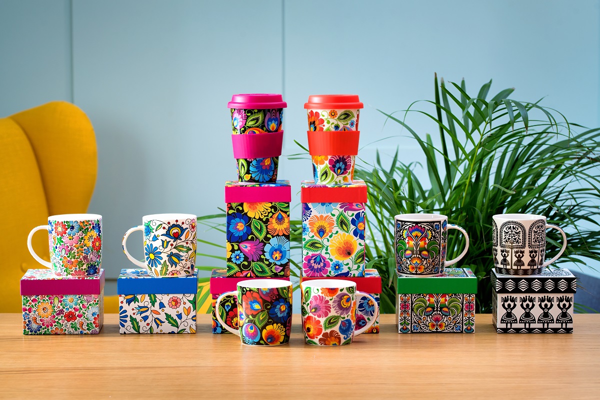 Hrnček v darčekovej krabičke 360ml- kohúty 16598