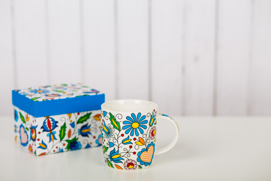 Hrnček v darčekovej krabičke 360ml- modrý 13542