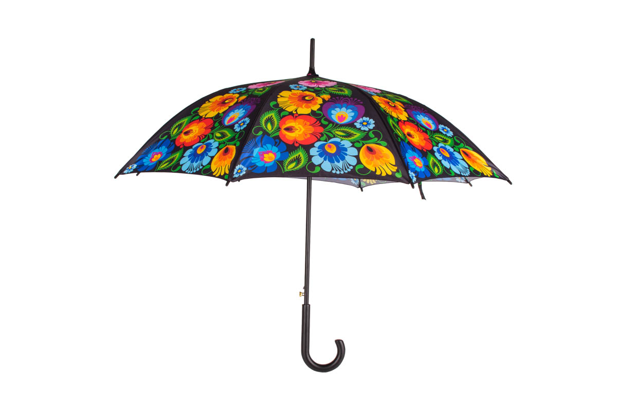 Veľký klasický dáždnik - kvety 17263