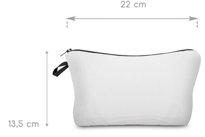 SADA - Plátenná taška na plece + kozmetická taštička - pletenina