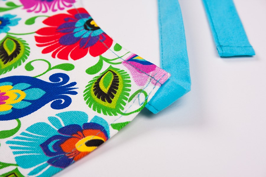 Kuchynská zástera biela