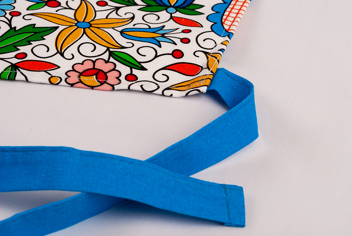 Kuchynská zástera - modrá 17620