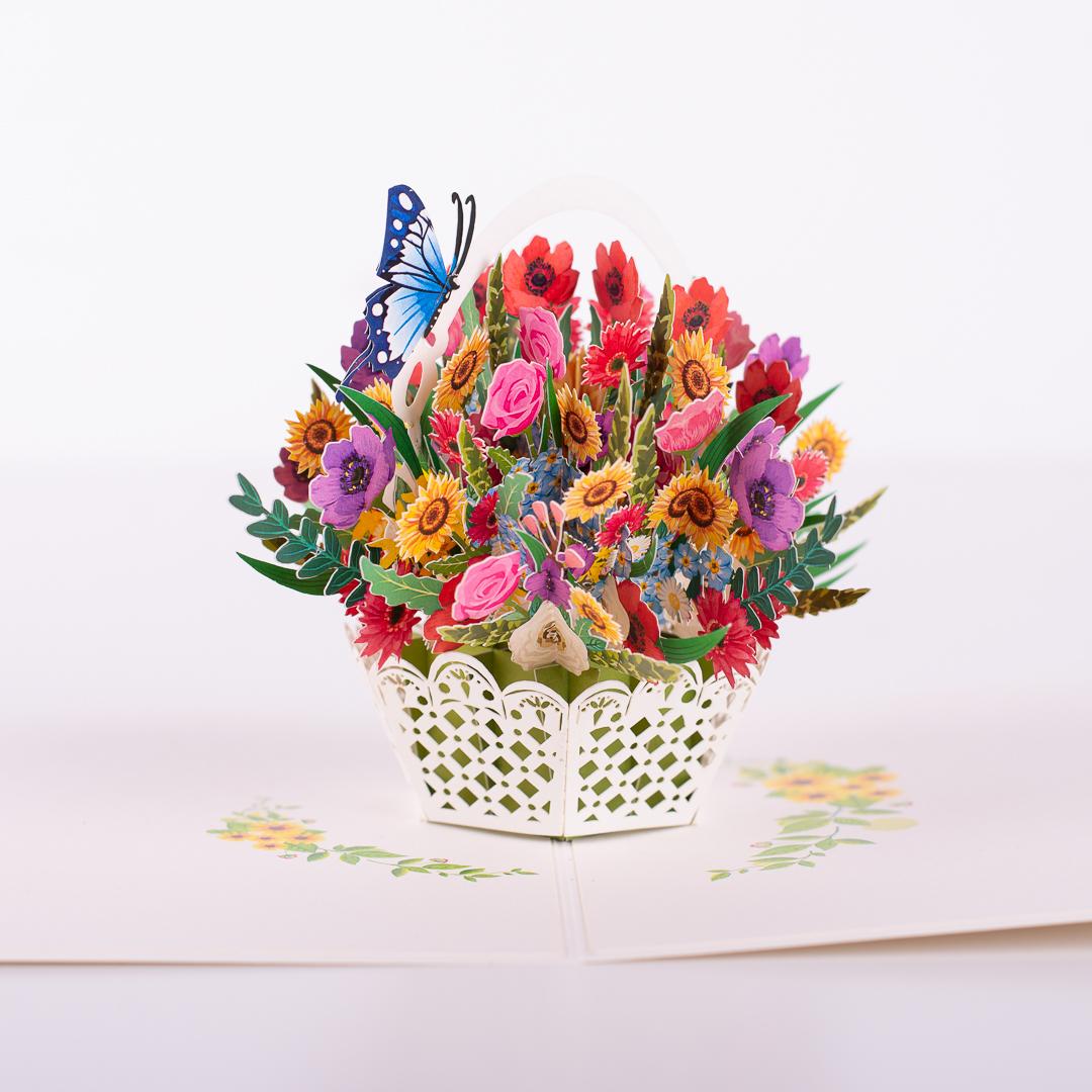 3D blahoželanie - košík