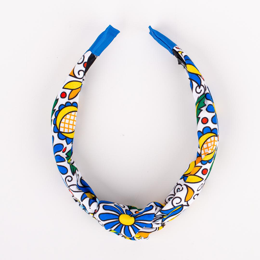 Čelenka do vlasov - modrá