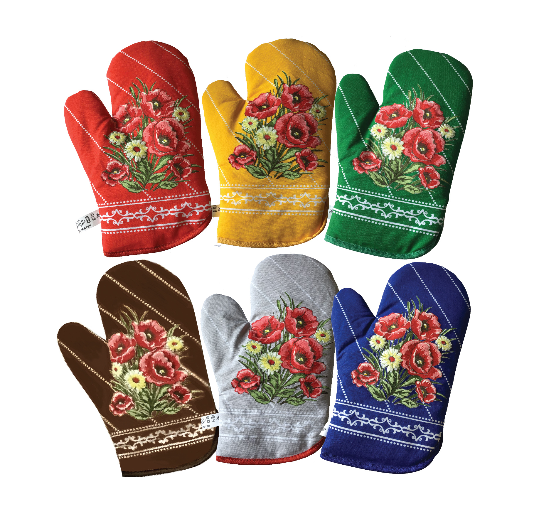 Kuchynská chňapka - maky 