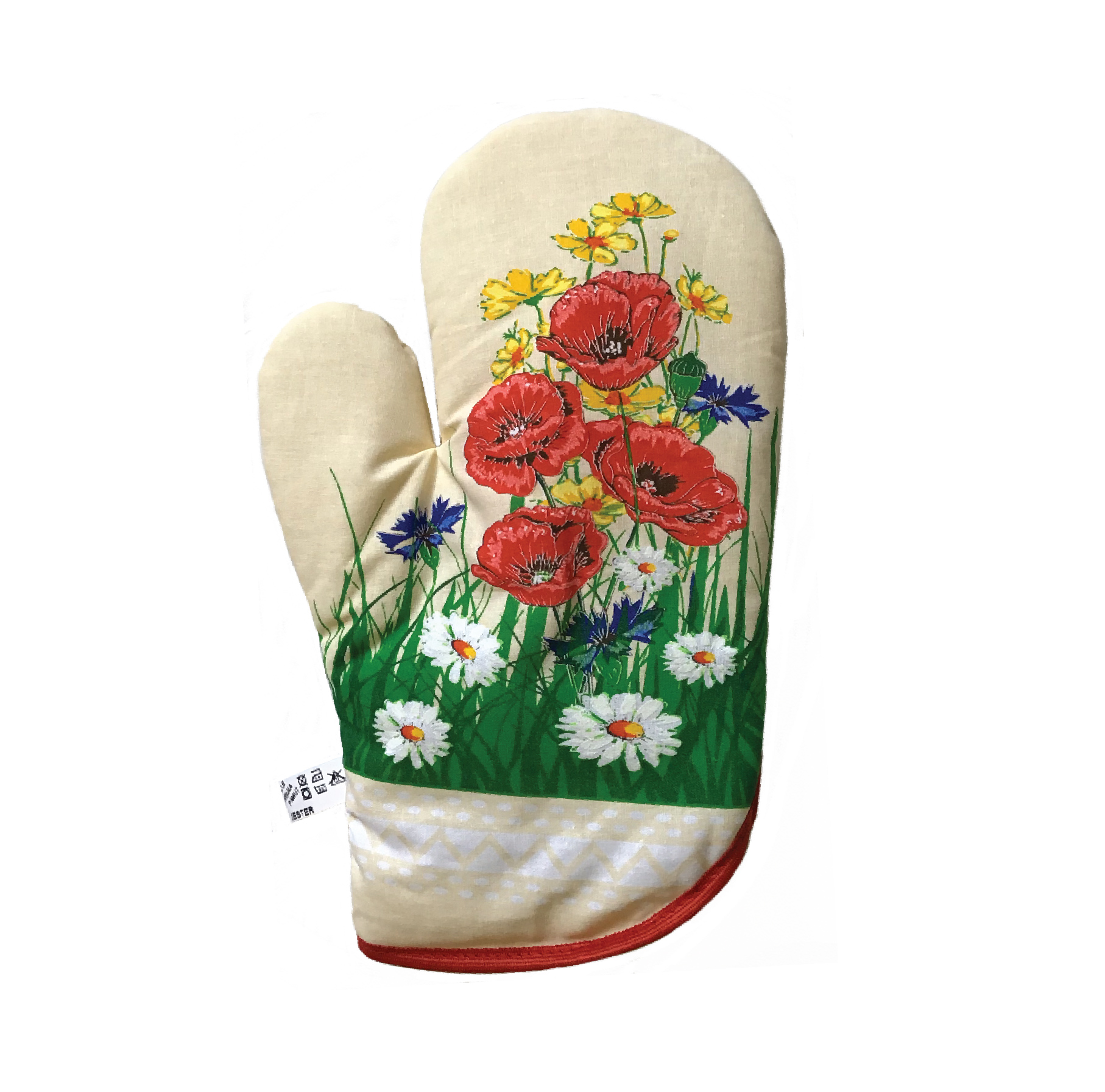 Kuchynská chňapka - poľné kvety 