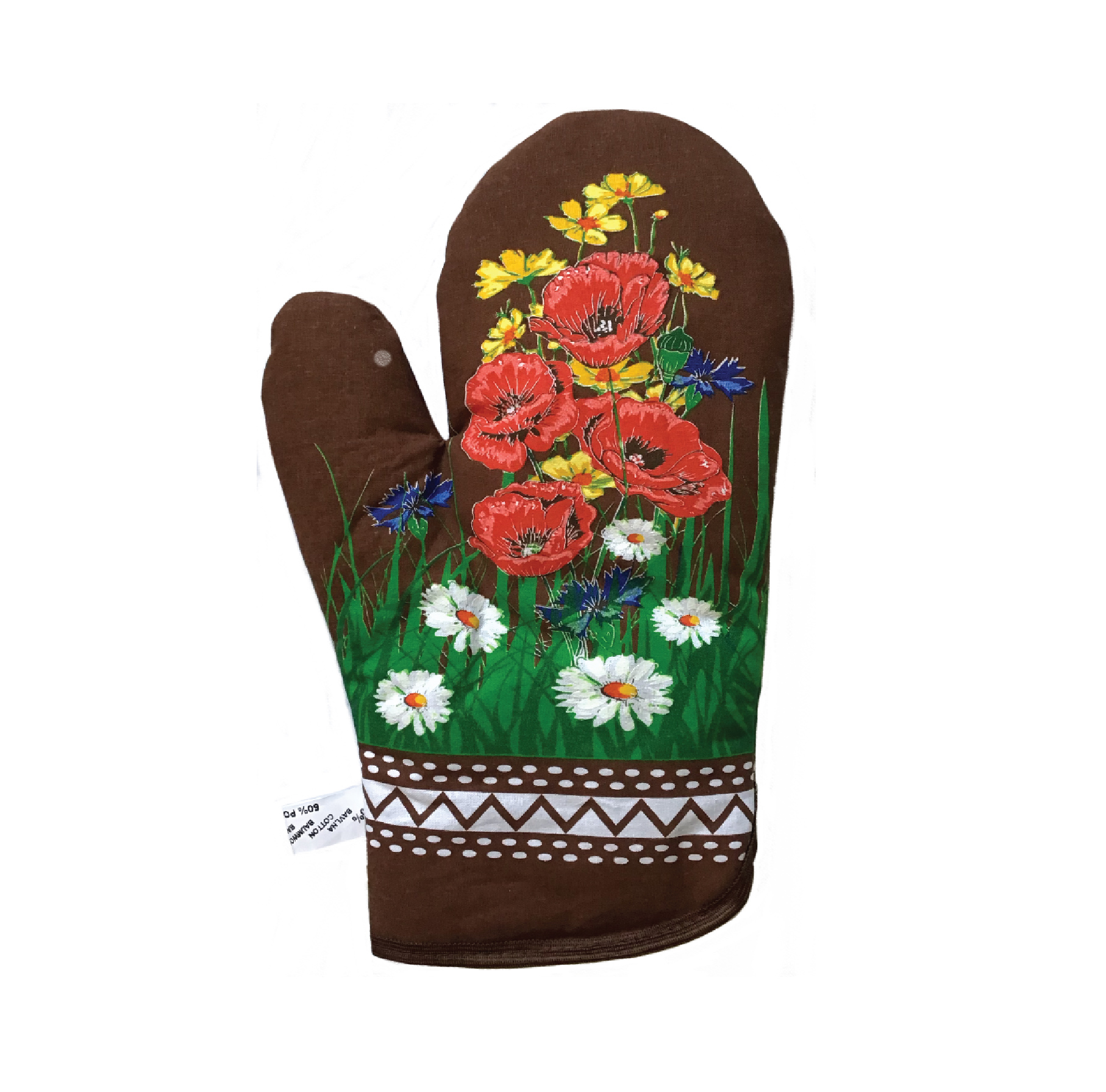 Kuchynská chňapka - poľné kvety 