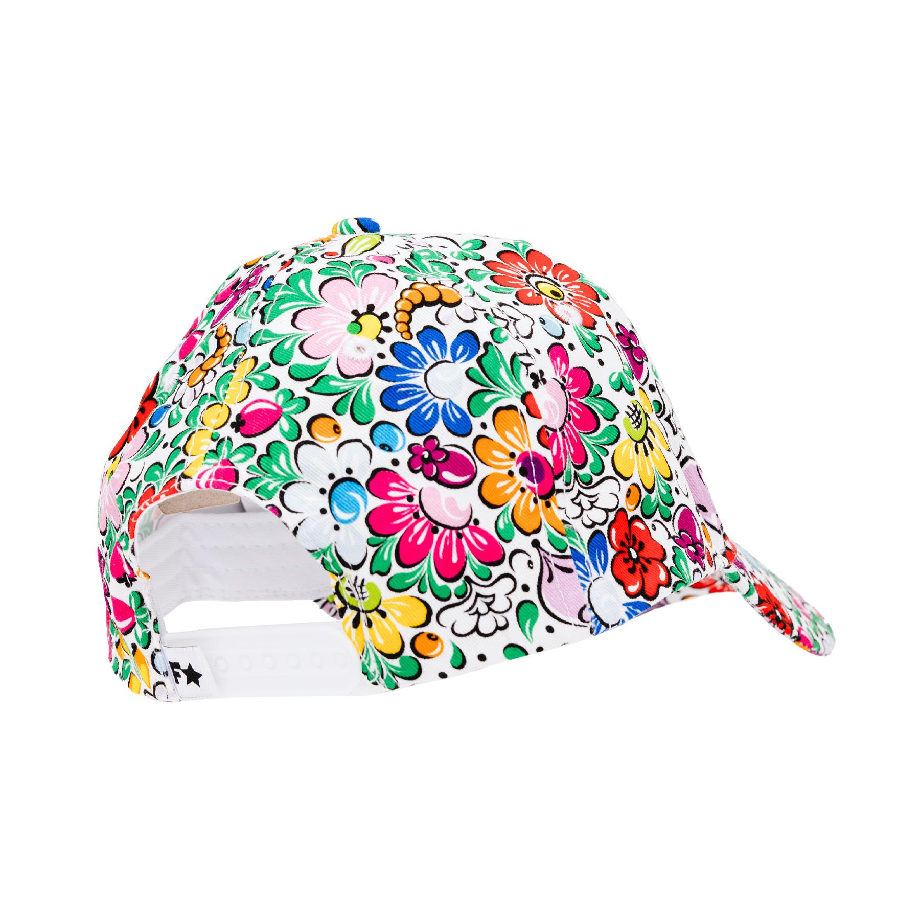 Šiltovka s ľudovým motívom - kvetinová