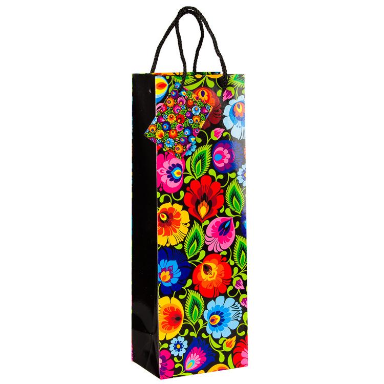 Darčeková taška na fľašu (36x12x8,5cm) 