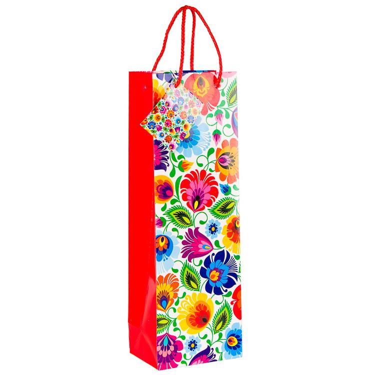 Darčeková taška na fľašu (36x12x8,5cm) 