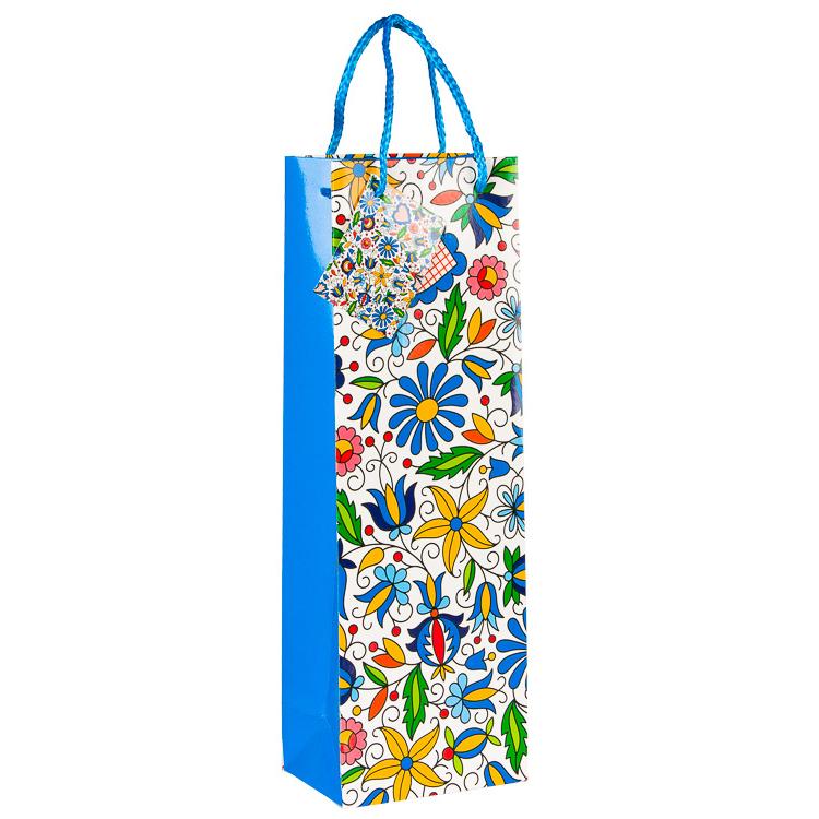 Darčeková taška na fľašu (36x12x8,5cm) 