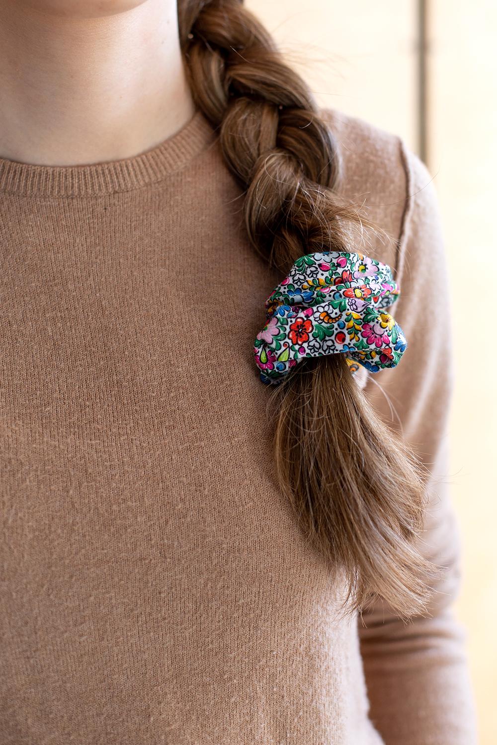 Gumička do vlasov - kvetinová