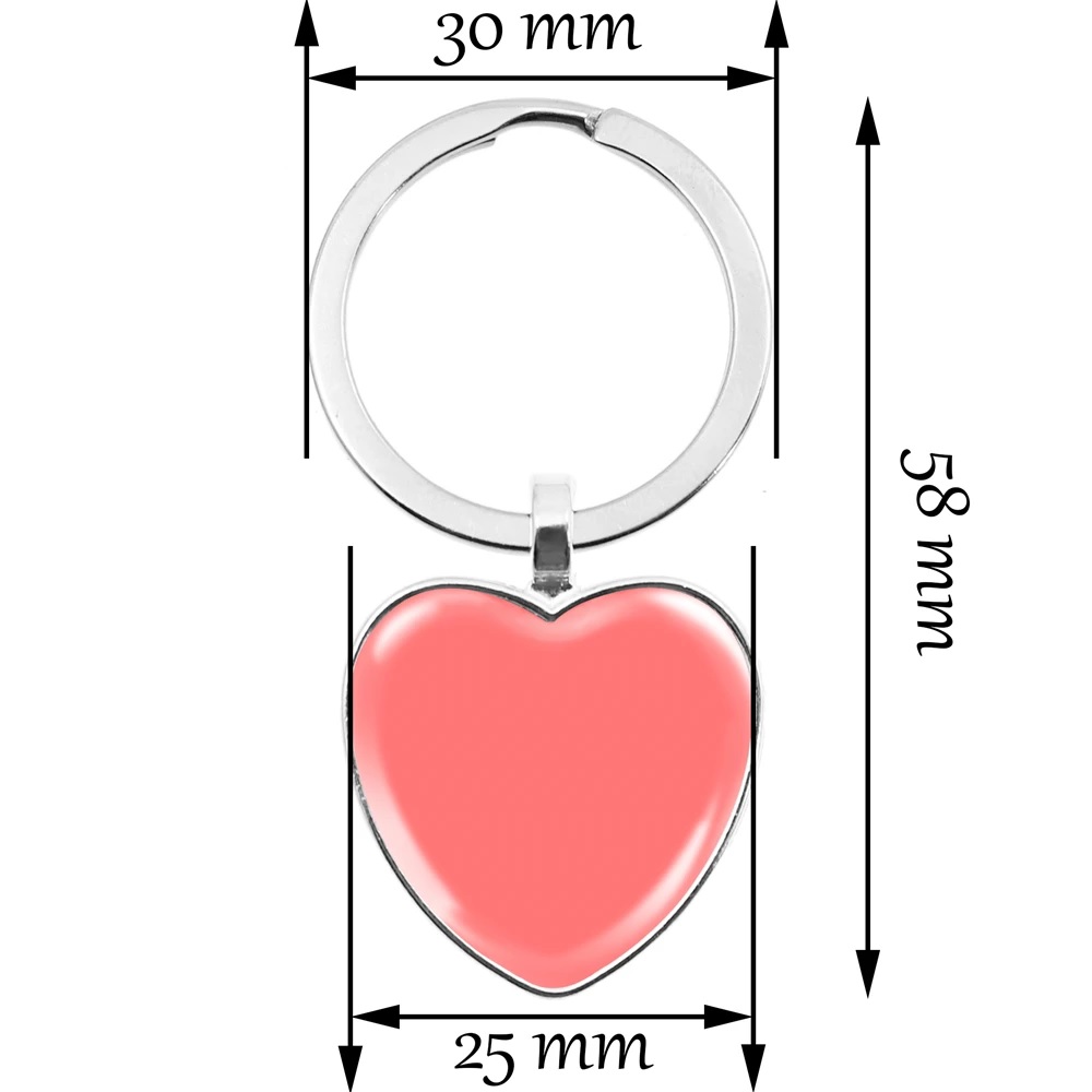 Kľúčenka s ľudovým motívom v tvare srdiečka - kvety na čiernom pozadí