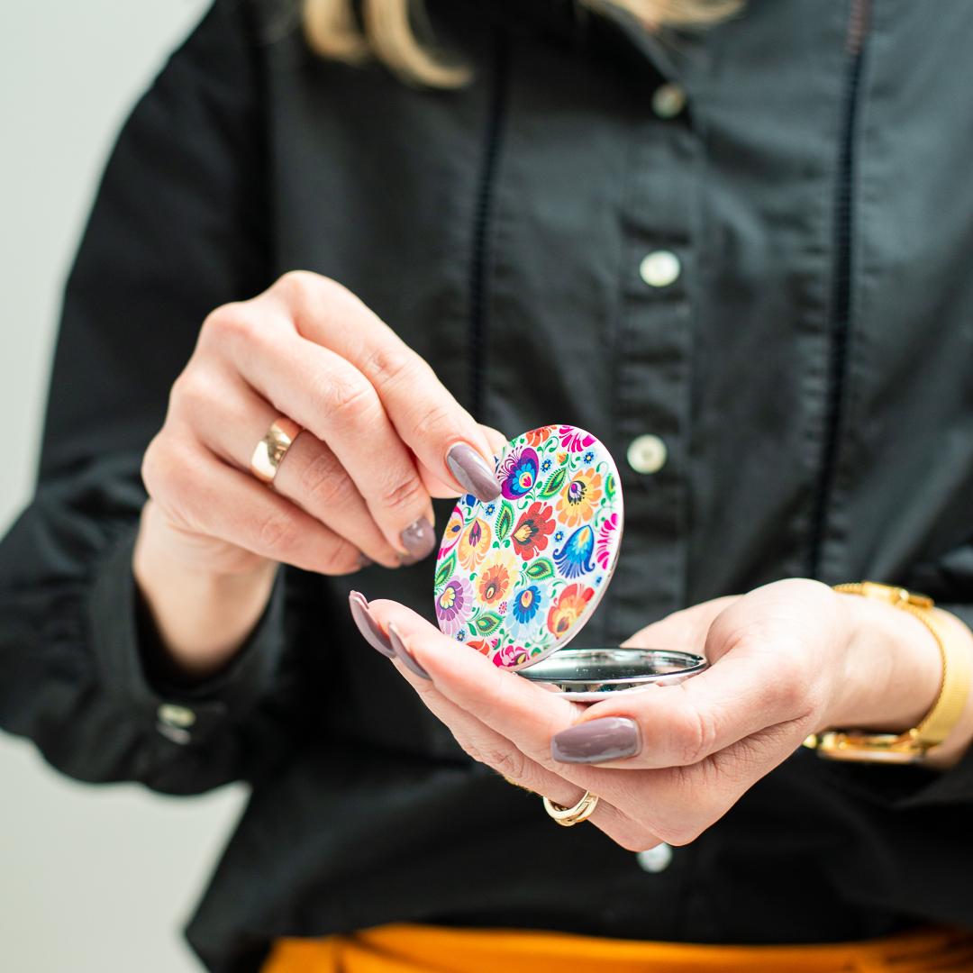 Kabelkové zrkadlo - biele