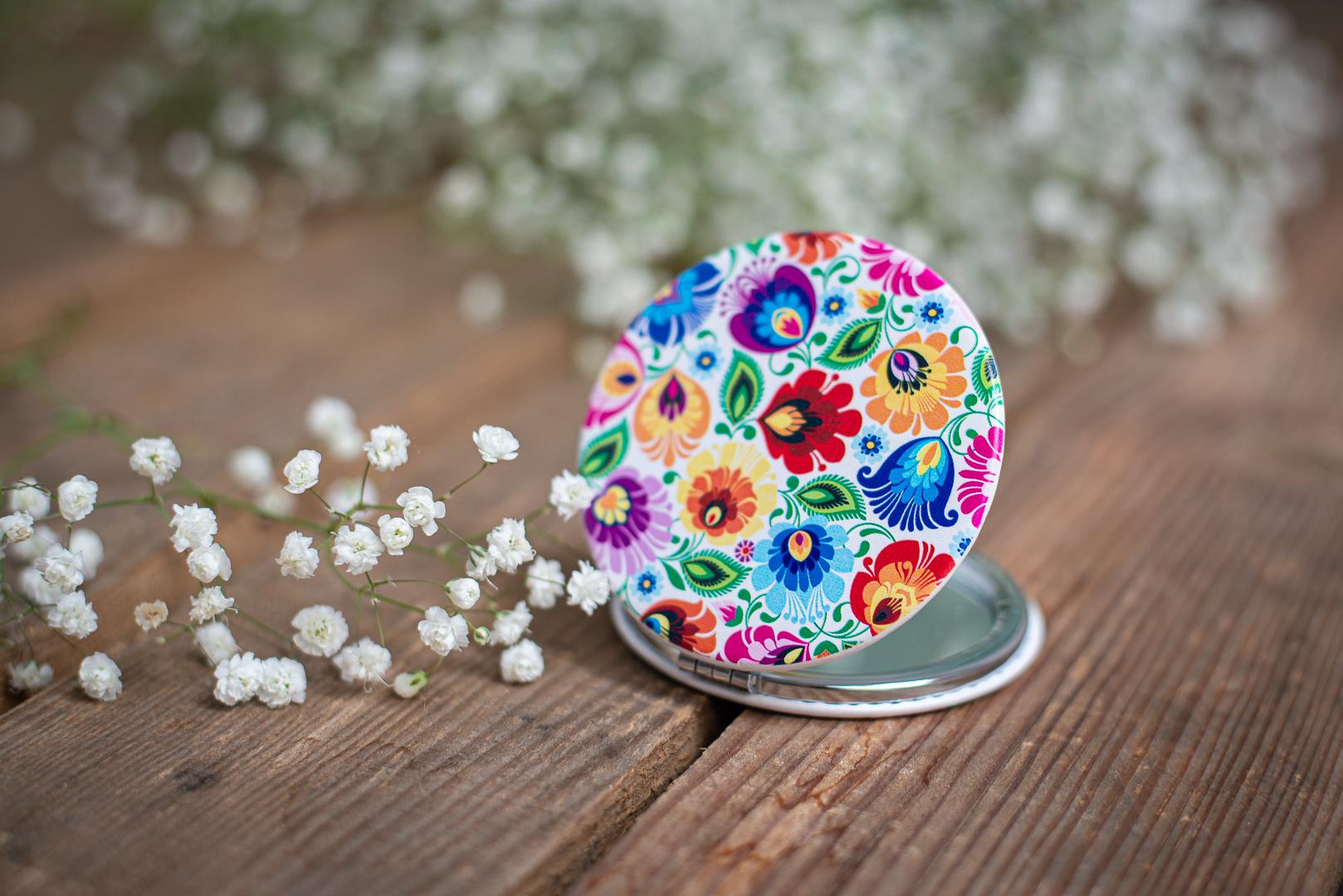 Kabelkové zrkadlo - biele