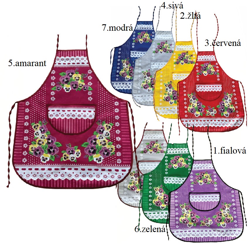 Kuchynská zástera - sirôtky 