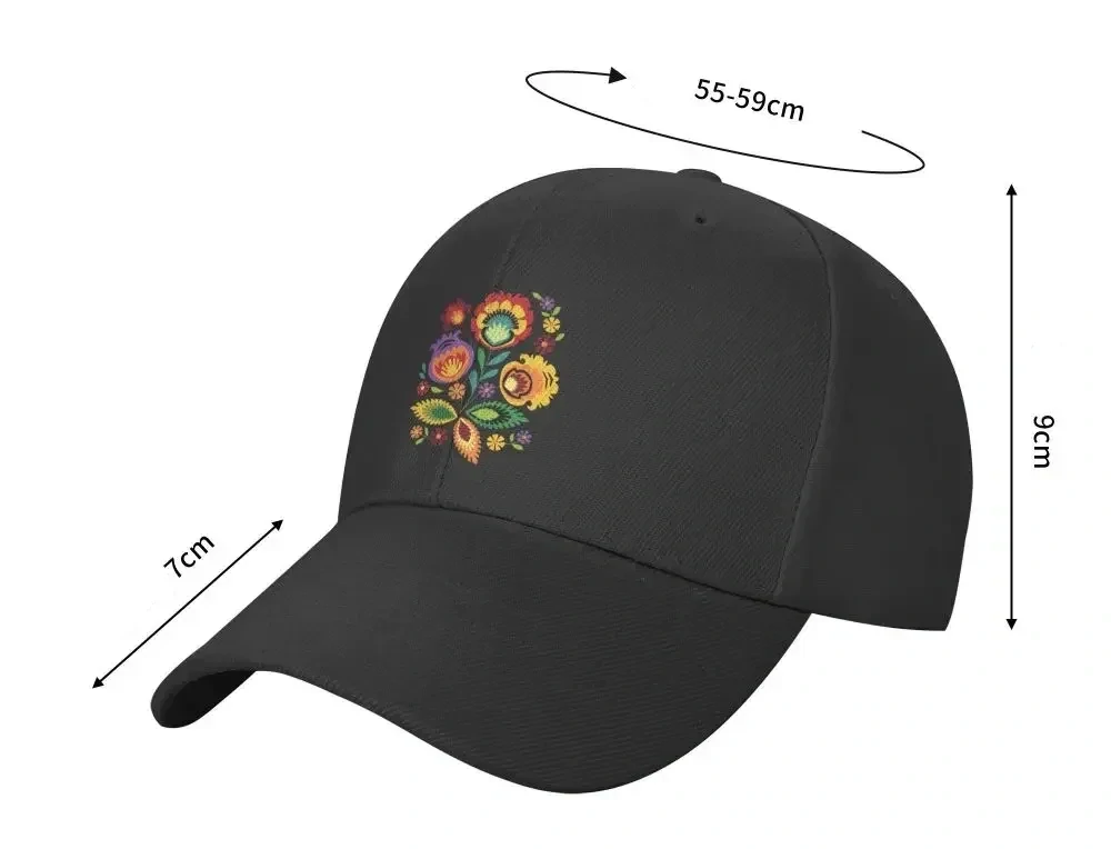 Šiltovka s ľudovým motívom (55-59cm) - rôzne farby 
