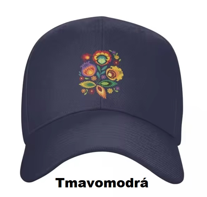 Šiltovka s ľudovým motívom (55-59cm) - rôzne farby 