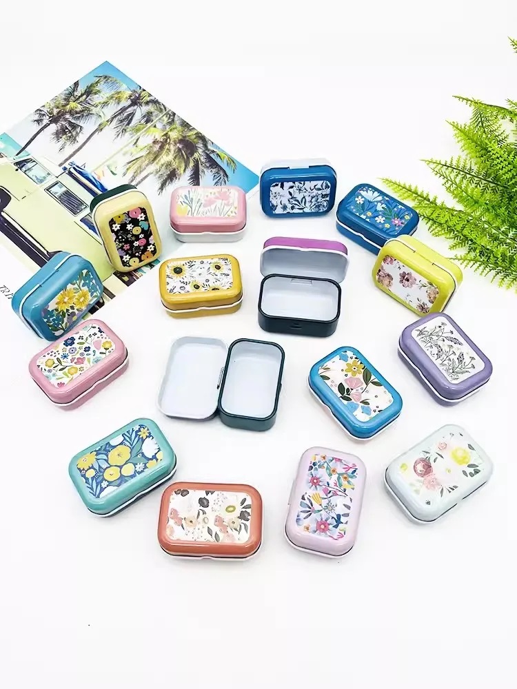 Kovová kvetinová krabička - rôzne vzory 