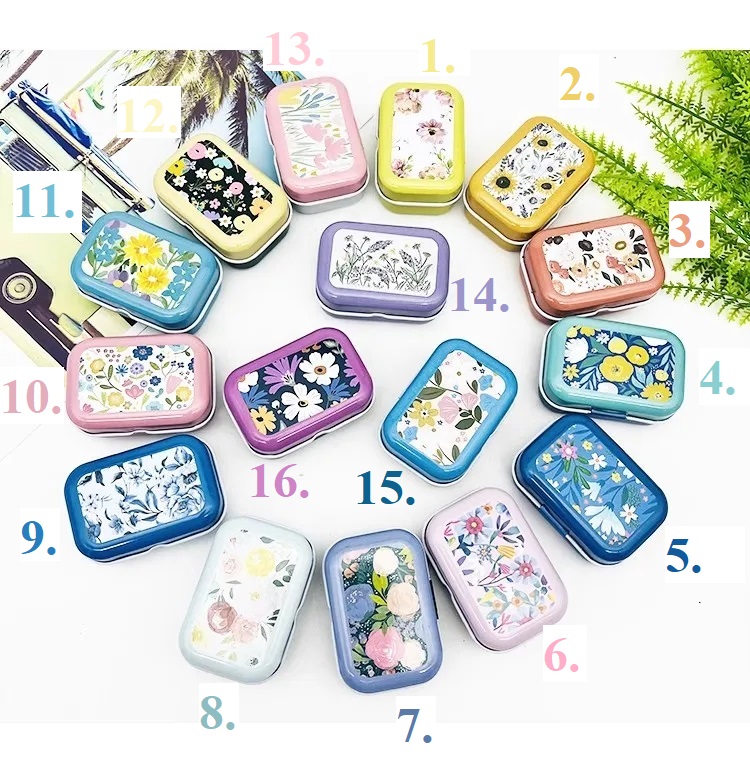 Kovová kvetinová krabička - rôzne vzory 