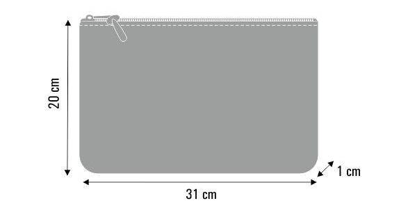 Kozmetická taštička XL 31x20 - tmavomodrá záhrada