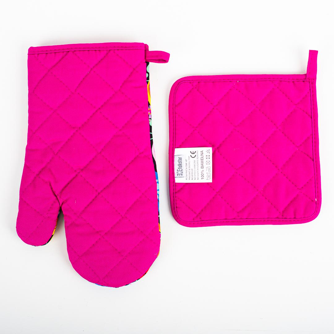 Kuchynská rukavica s podložkou čierna 23734