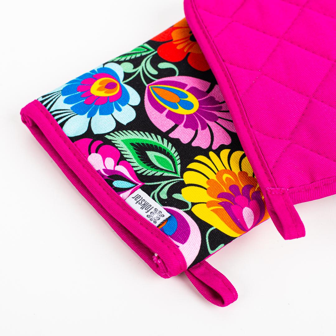 Kuchynská rukavica s podložkou čierna 23734