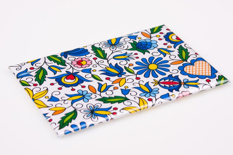 Magnet s ľudovým motívom - modrý