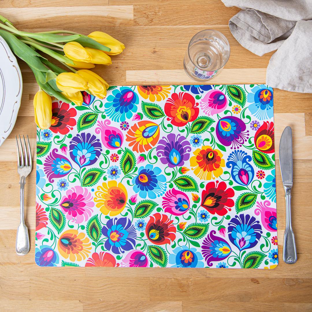 Podložka na stôl 40x30 cm - biela