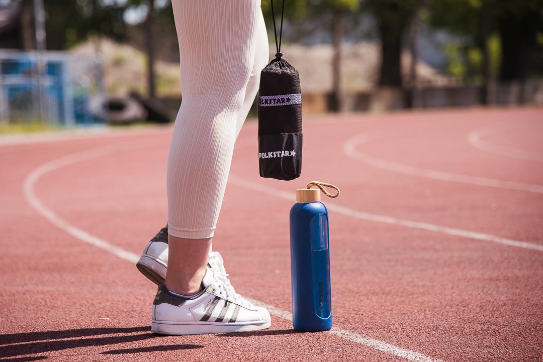 Rýchloschnúci uterák 80x160 cm - modrý