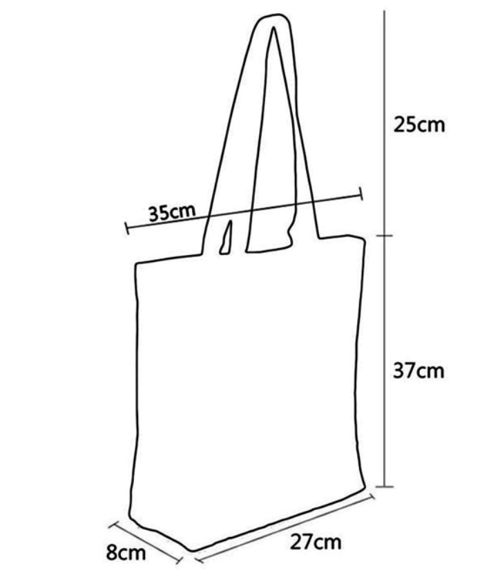 Plátenná taška na plece- veľké oranžové kvety
