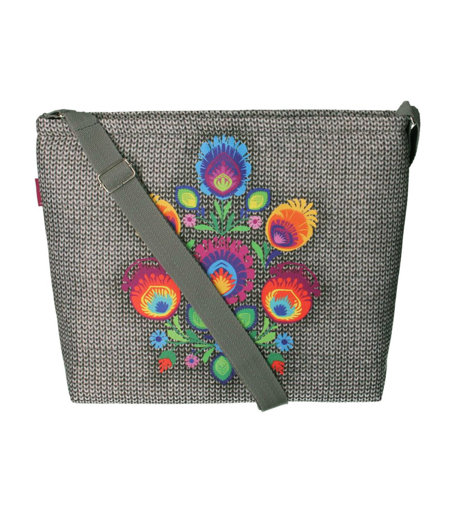 Taška s popruhom - grey folk