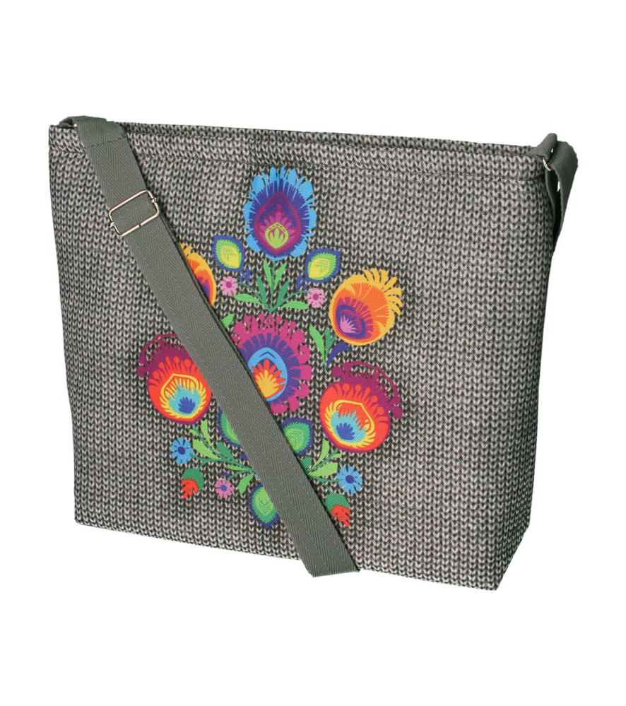 Taška s popruhom - grey folk